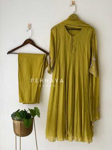 Chanderi Handworked Ensemble B725