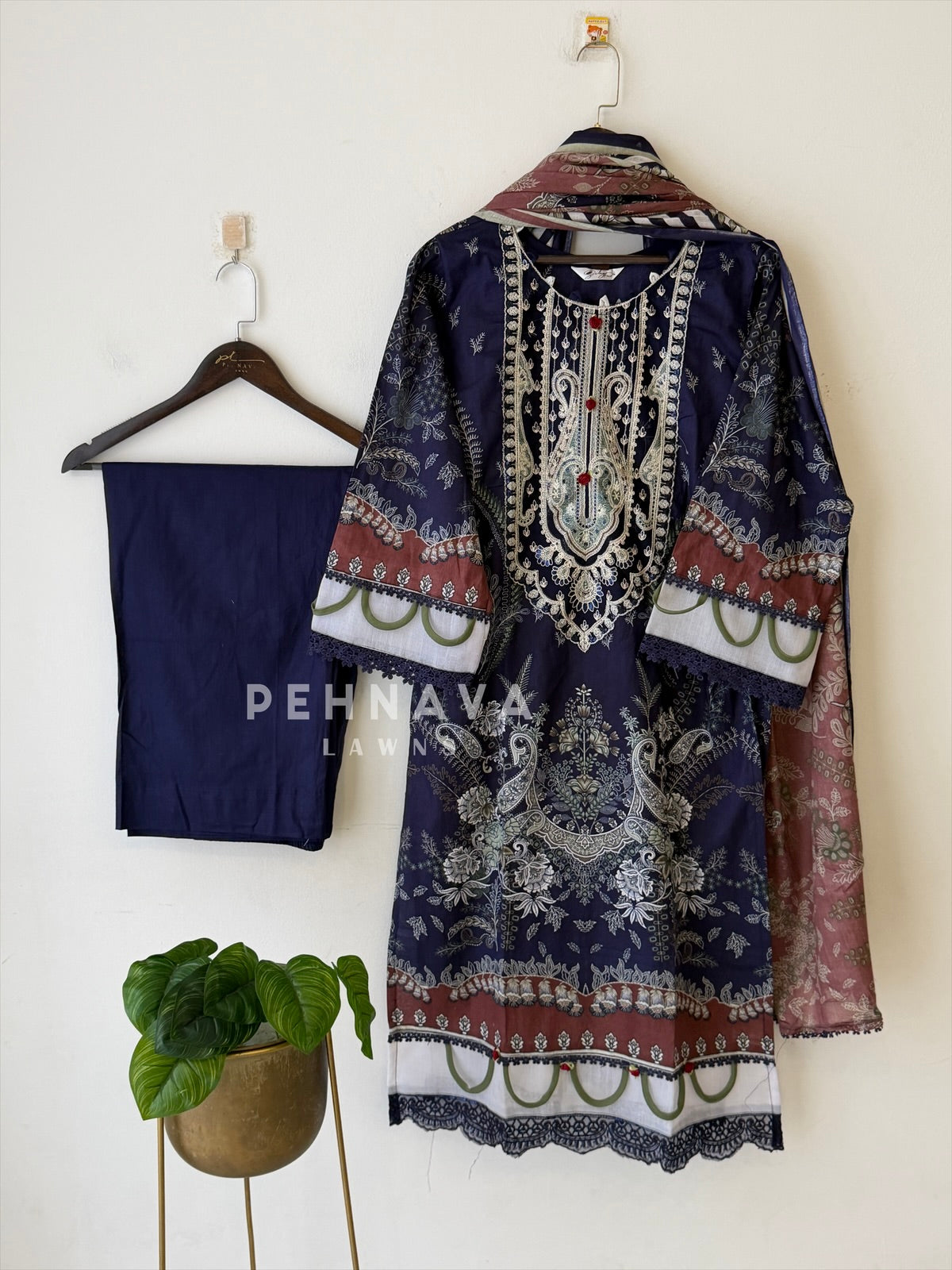 Embroidered Casual Ready To Wear Suit