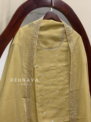 Tissue Handworked Unstitched Suit