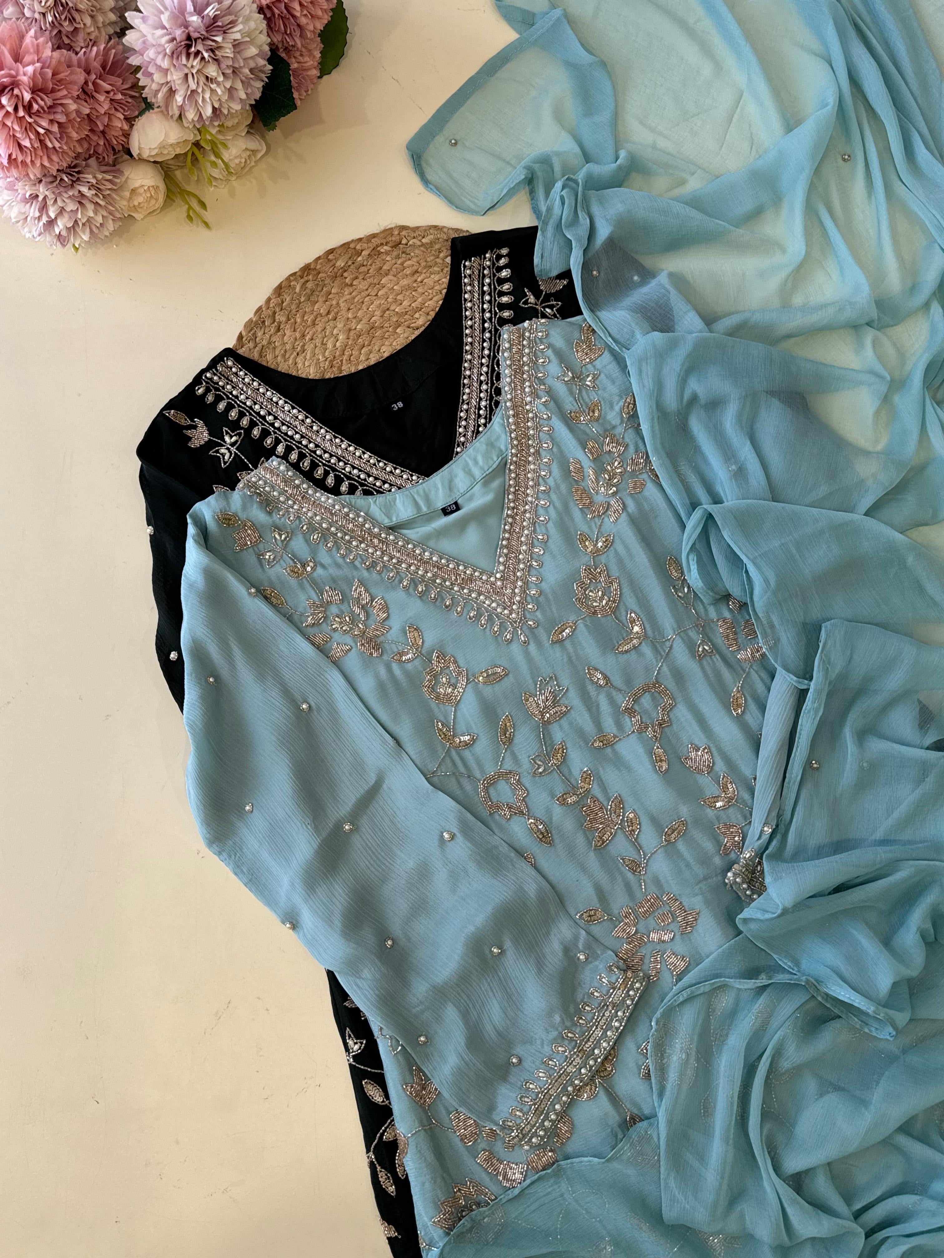Premium Handworked Partywear Sharara