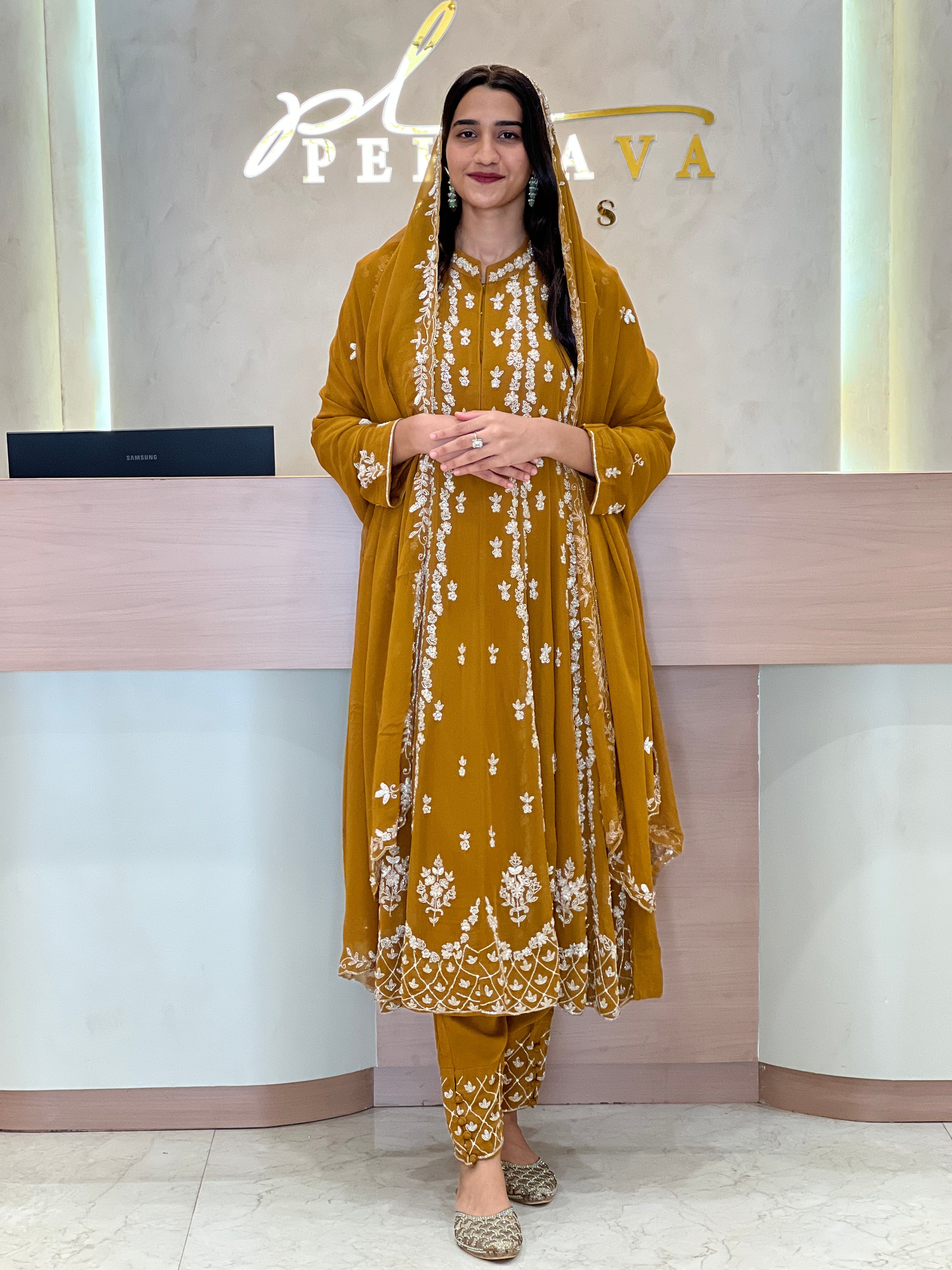 Premium Handworked Anarkali