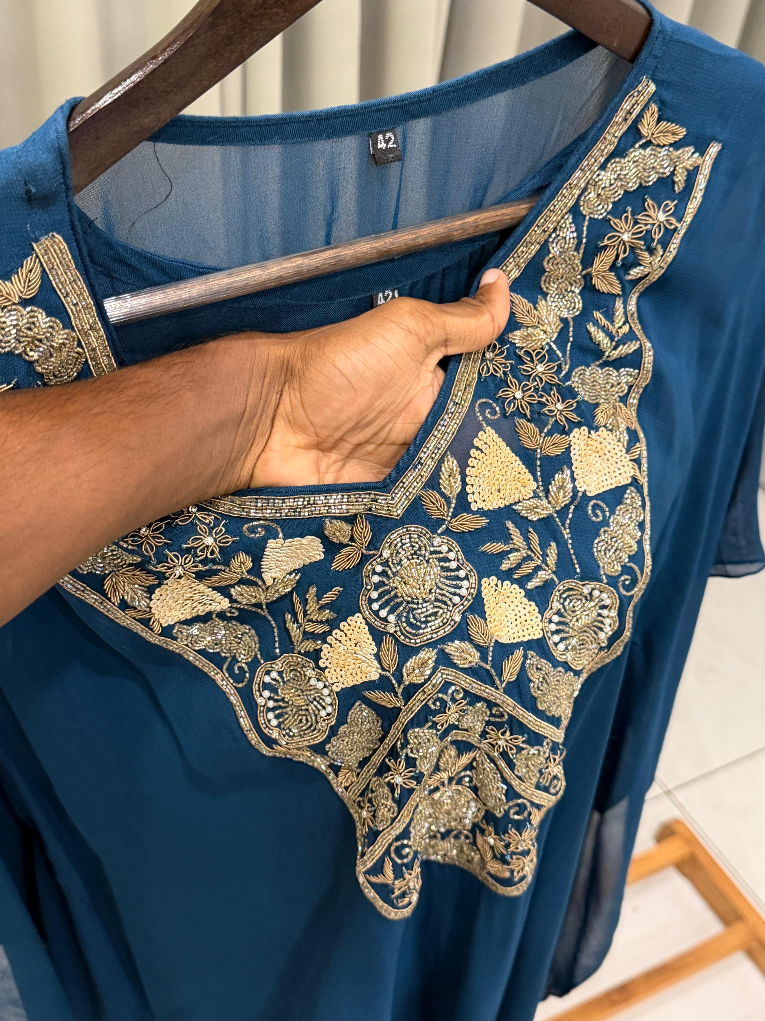 Handworked Kaftan Suit 2571