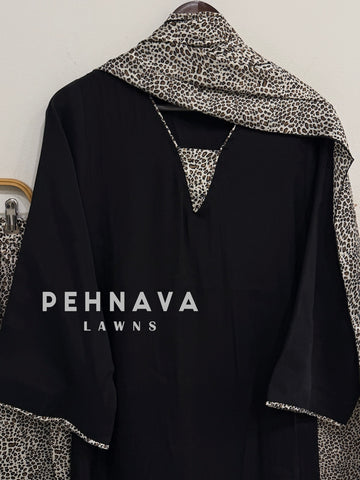 Minimal Animal Printed Three Piece Suit