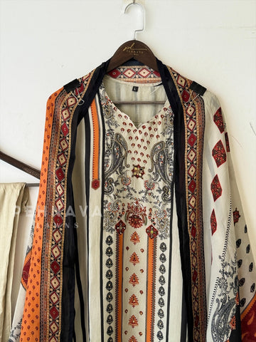 Premium Organza Muslin Suit Set 2240 ML3