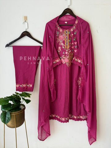Hakoba Cotton Suit Set 3197 BV2 - Pehnava Lawns