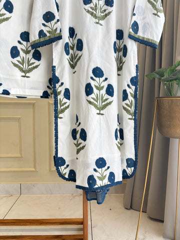 Floral Printed Pure Cotton Co-ord Set