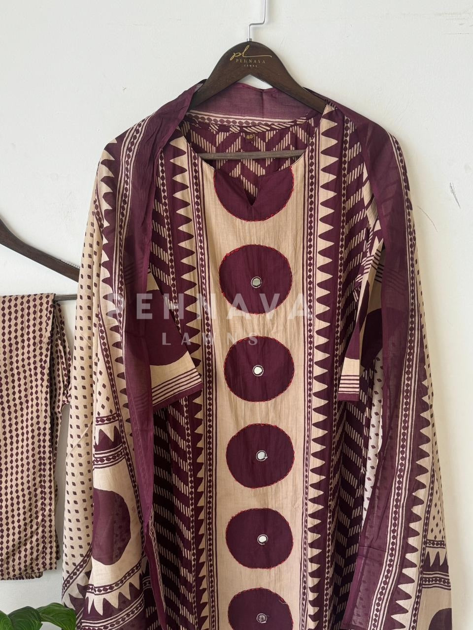 Ethnic Ensemble Suit Set-18712 - Pehnava Lawns