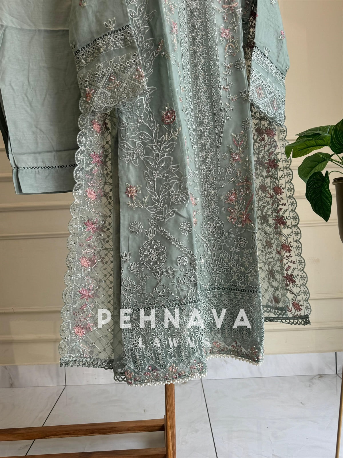 Premium Organza Party wear-shade2