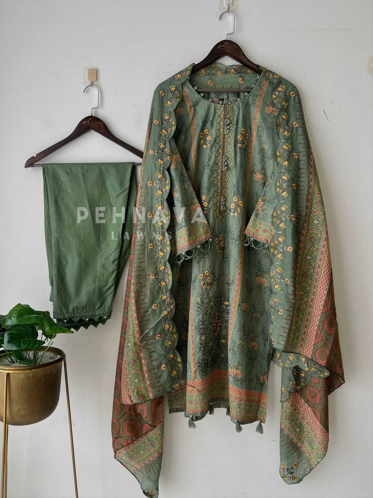 Signature Lawn Suit-1608