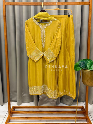 Premium Handworked Chinnon Suit