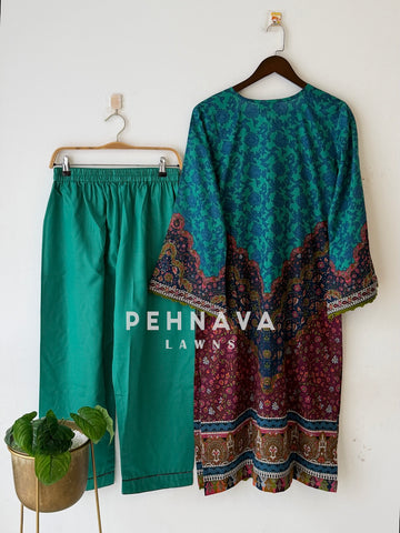 Signature Embroidered Unstitched Suit 1429