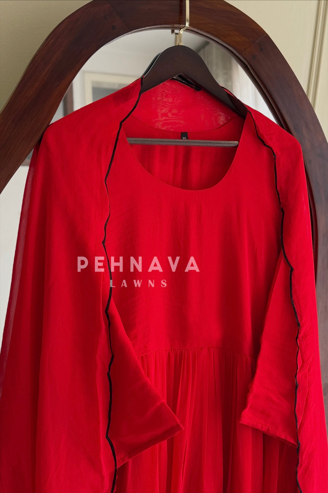 Embroidered Dupatta Suit Set