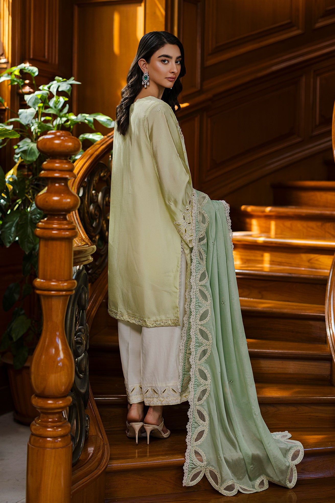 Dhanak Three piece luxurious suit DL-0335