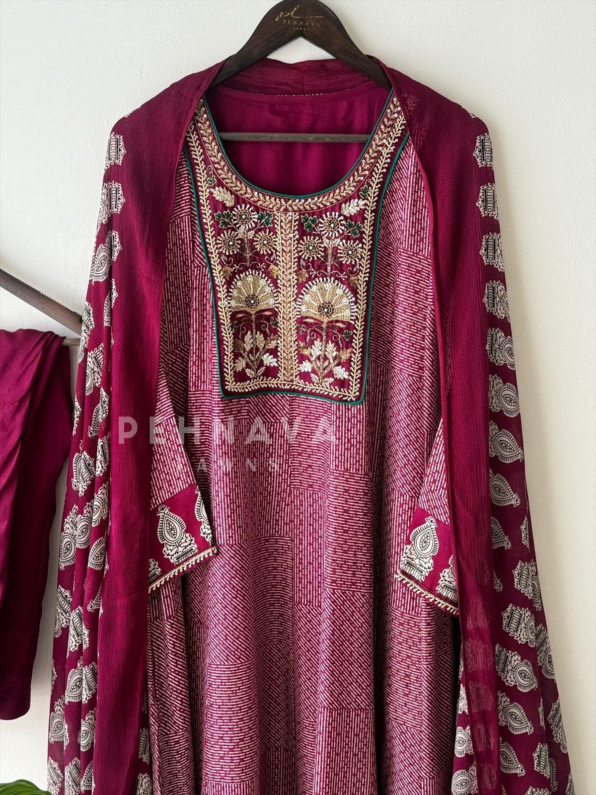 Premium Handworked Anarkali