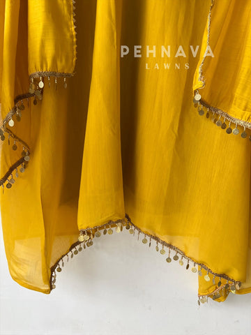 Tassel Work Three Piece(5-7 Days Delivery Time) - Pehnava Lawns