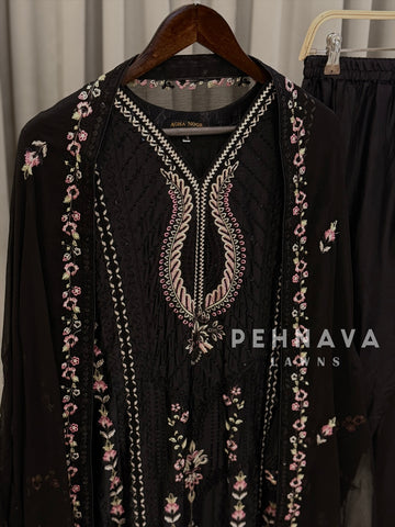 Imported Silk Embroidered Attire