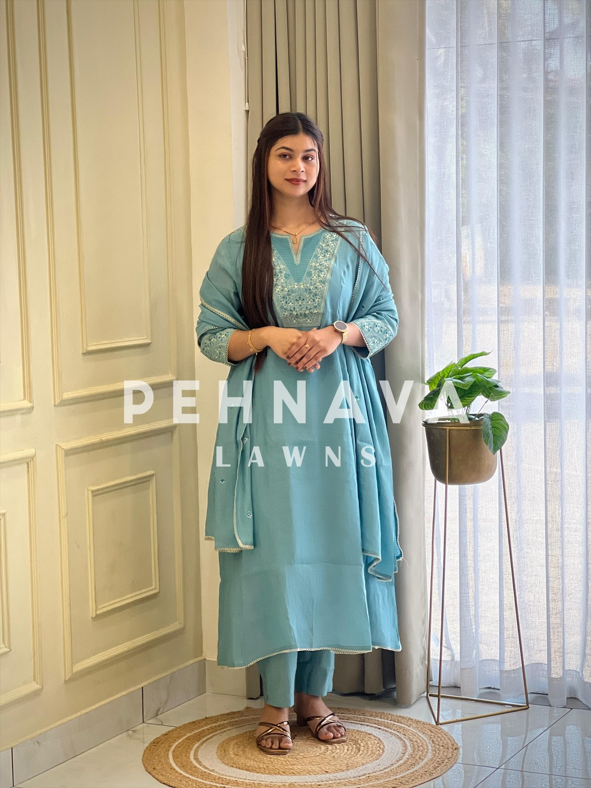 Premium Grace Chanderi Suit Set