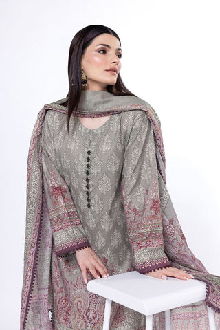 Khaadi Unstitched Printed Lawn suit-0117
