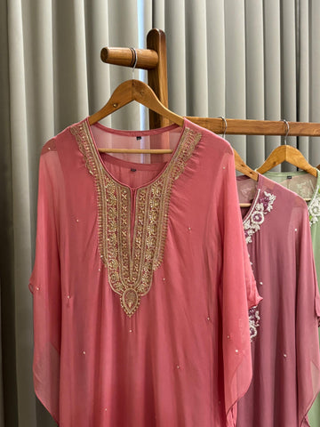 Premium Handworked Ombre kafthan -0191