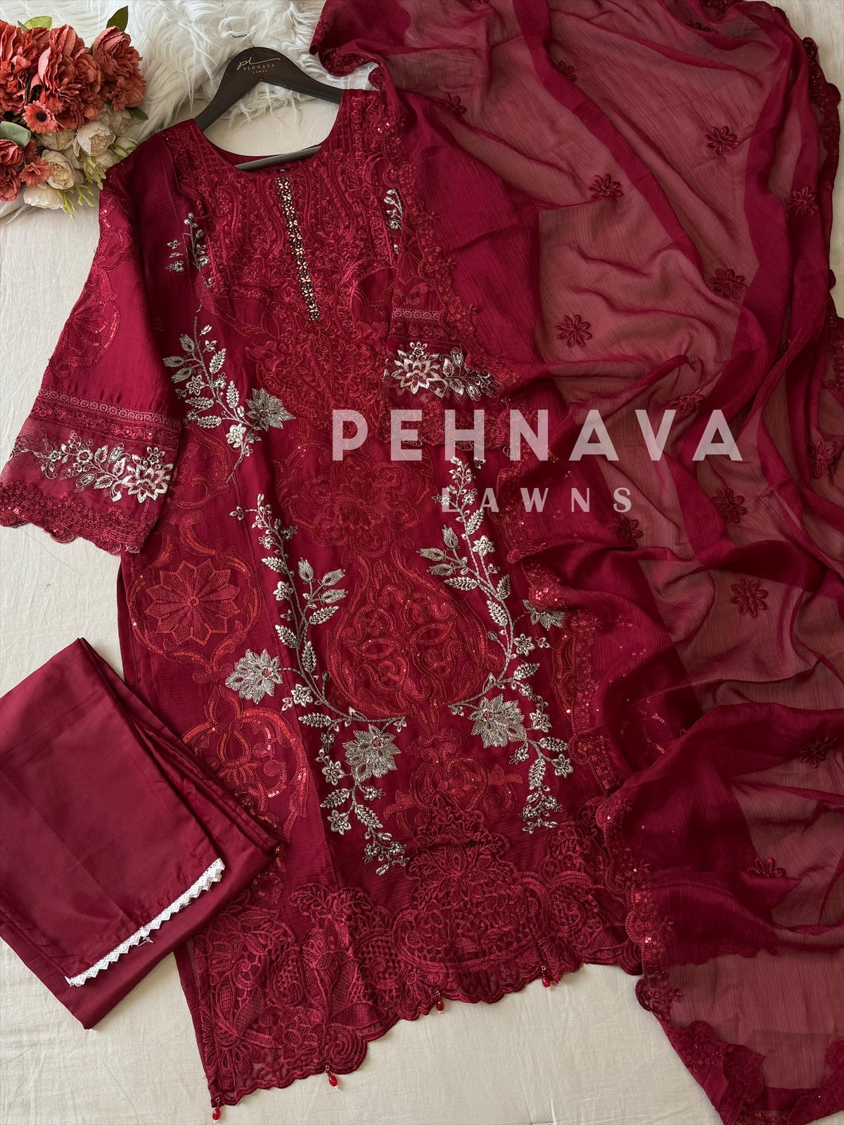 Festive Comfort Suit Set_ 5534 - Pehnava Lawns