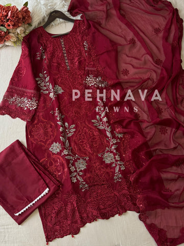 Festive Comfort Suit Set_ 5534 - Pehnava Lawns