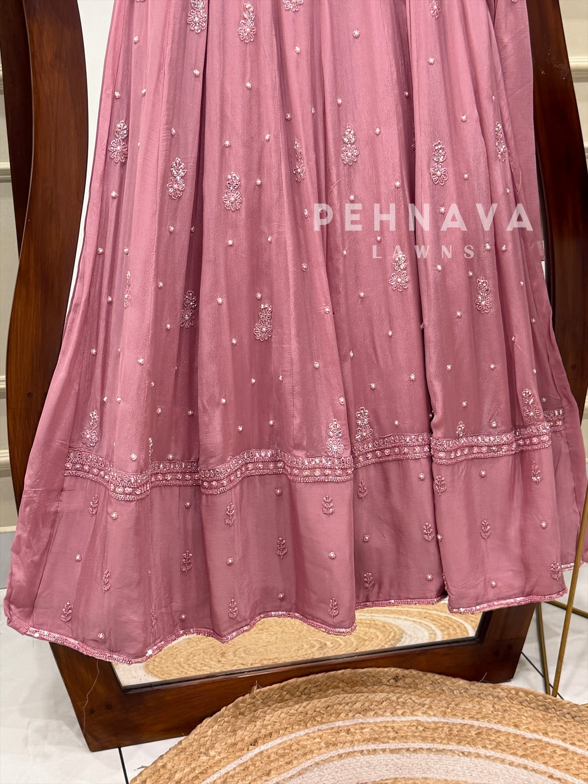 Premium Chinnon Handworked Gown