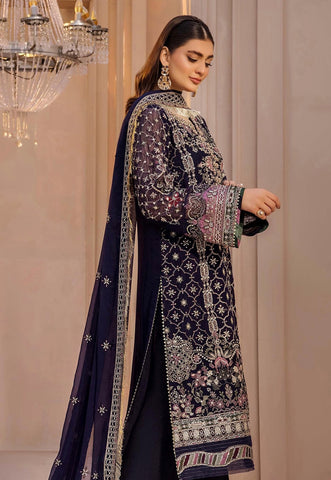 Semistitched Pure Chiffon Suit-6