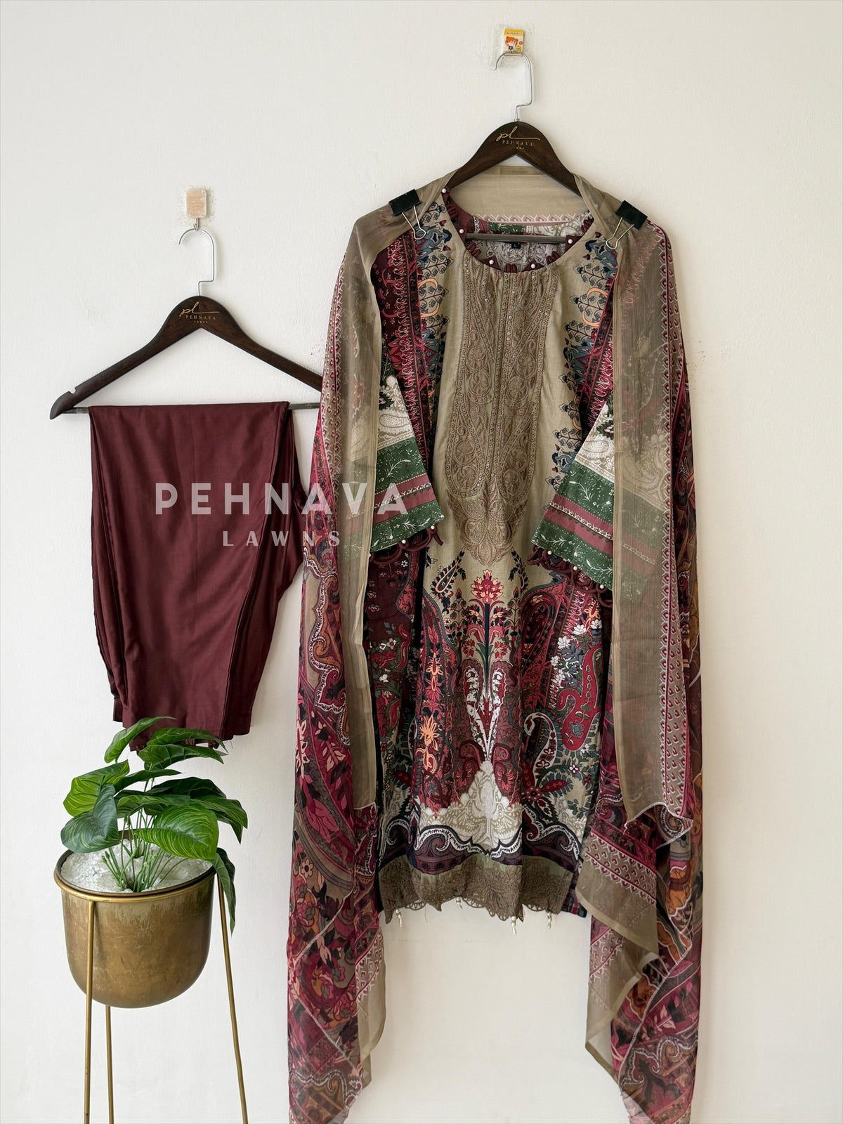 Printed Unstitched Suit-1751 - Pehnava Lawns