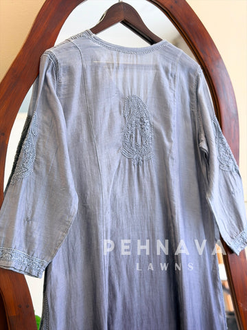 Multi-shade Chikankari Embroidered Ensemble