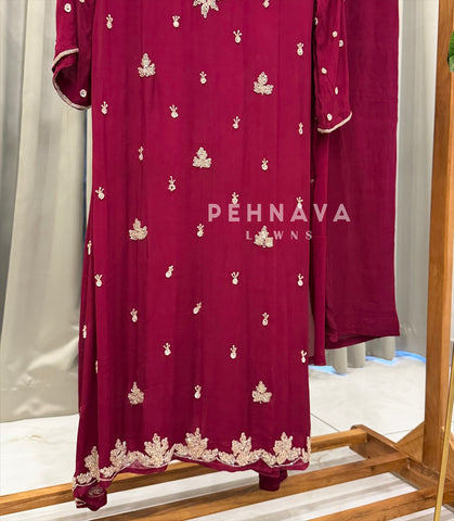 Premium Handworked Chinnon Suit-9067A