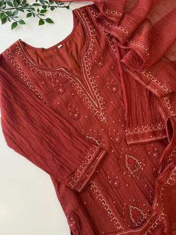 Mul-chandheri Premium 3 piece  Suit