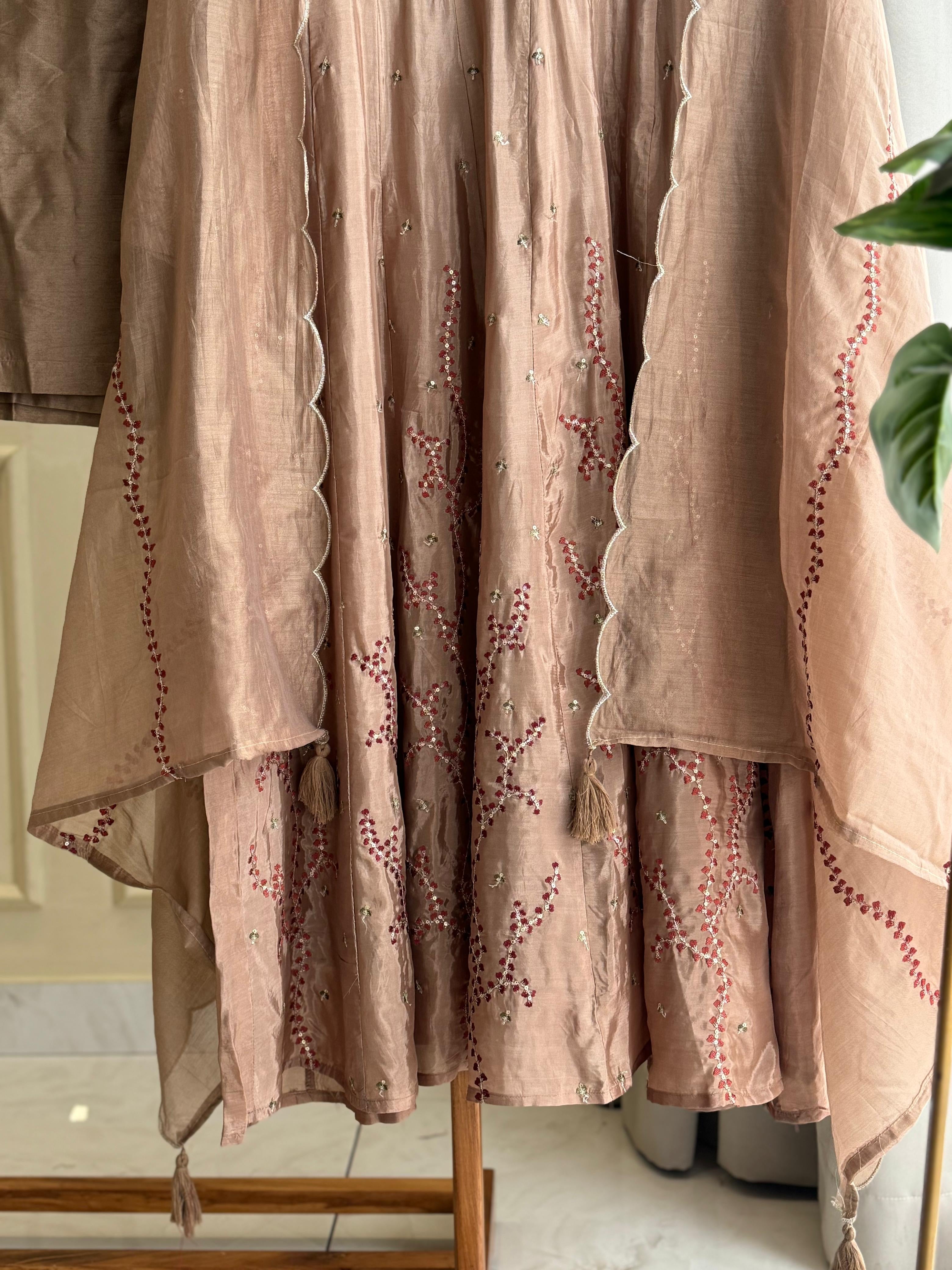 Classic Festive Anarkali Suit with Fine Embroidery