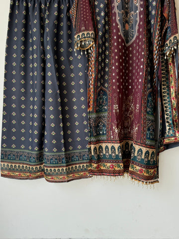 Heavy Faux Georgette suit with Digital Print