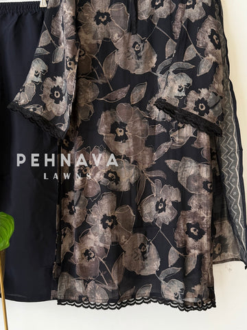 Floral Printed Three Piece Set
