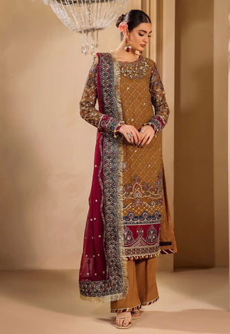 Semistitched Pure Chiffon Suit-4
