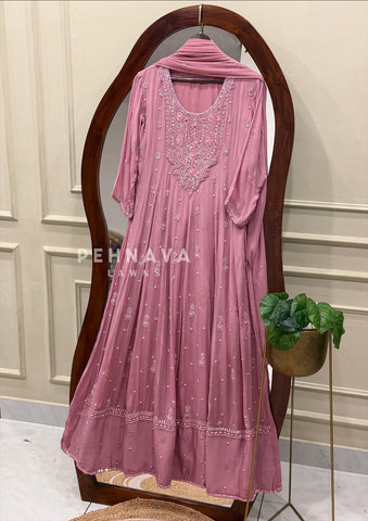 Premium Chinnon Handworked Gown