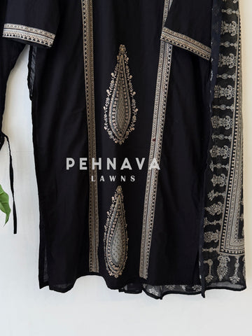 Cotton Printed Three Piece Set-13194