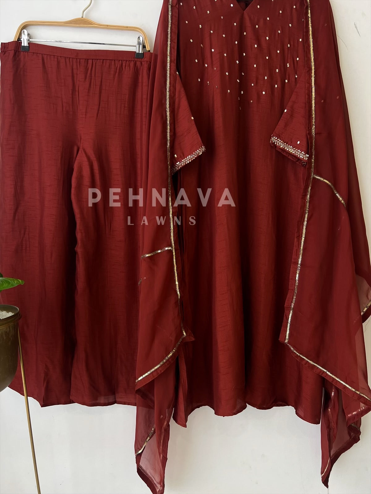 Sequin Embellished Suit