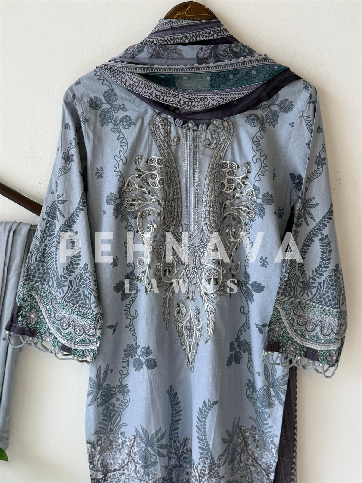 Floral Printed Ready to wear suit-1734