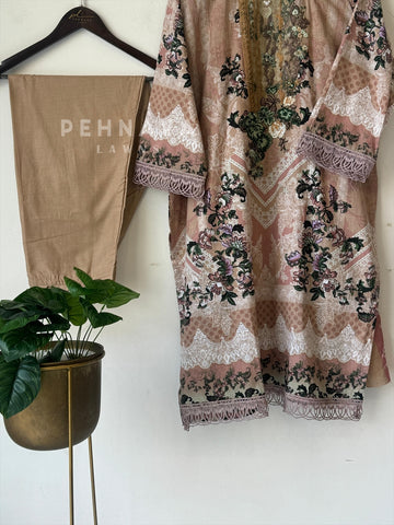 Signature Lawn Suit-1505 - Pehnava Lawns