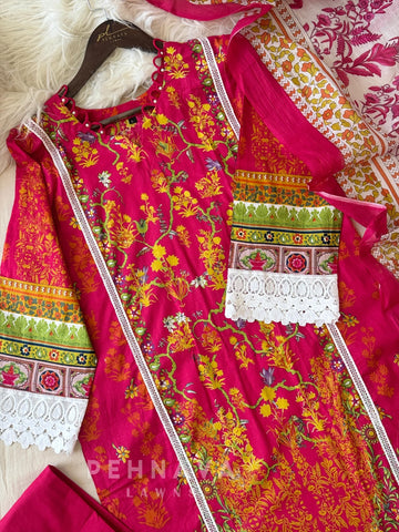 Cotton Printed Suit Set-1307