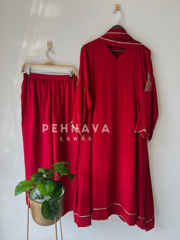 Simple Hand Worked Suit-4361