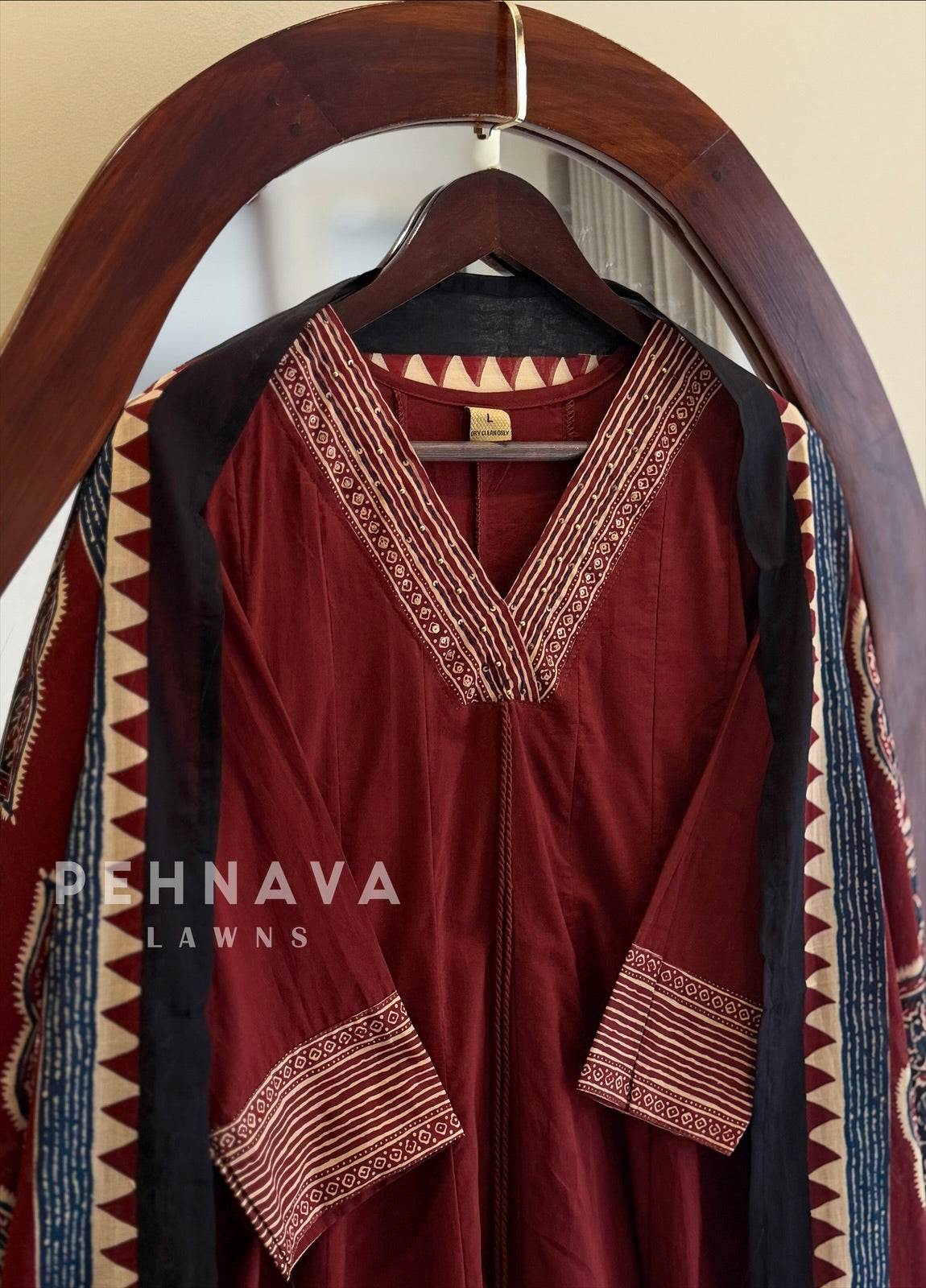 Printed Border Anarkali Set 9441-44