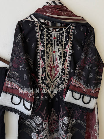 Embroidered Casual Ready To Wear Suit