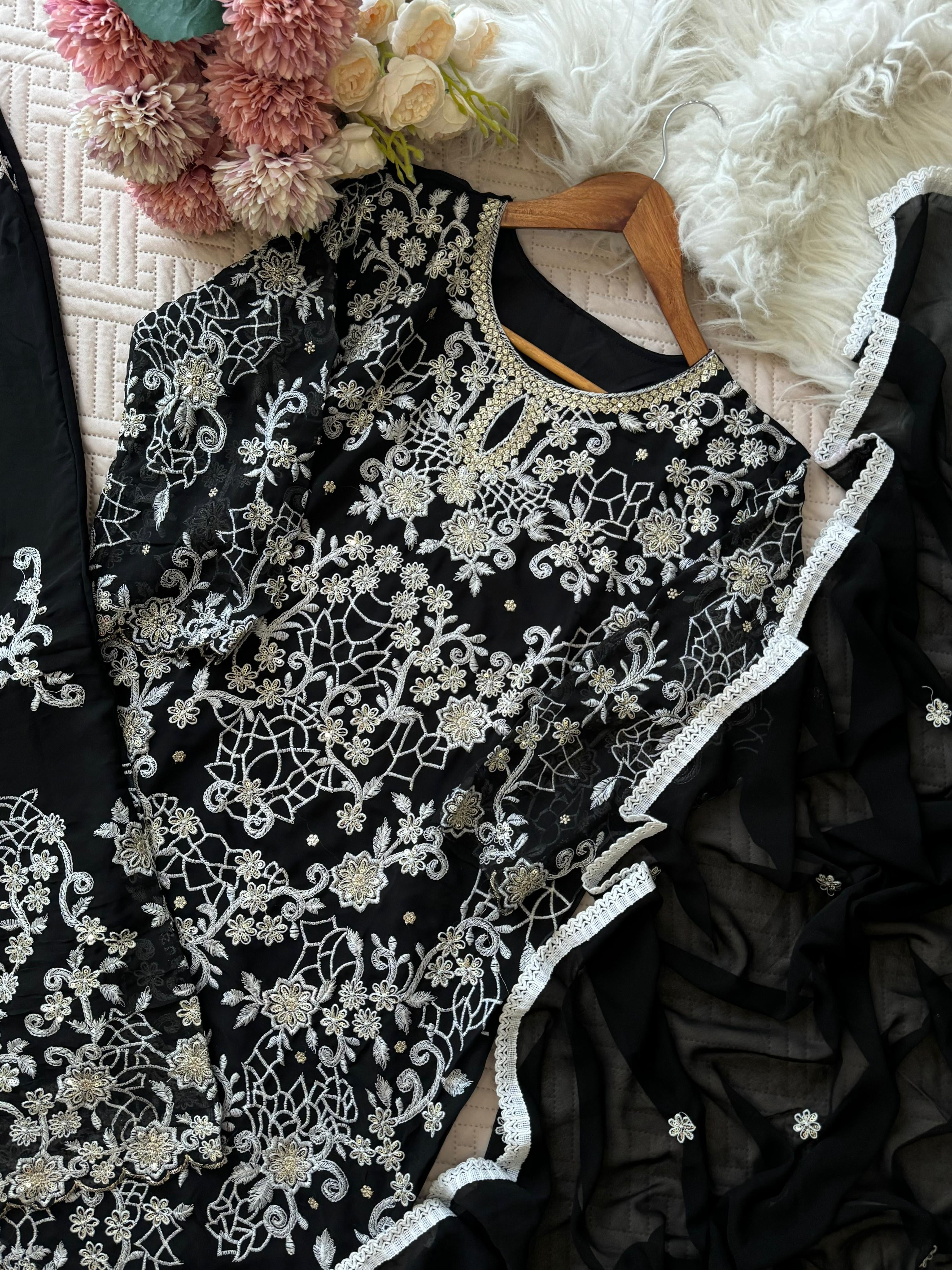 Georgette Party-wear Suit