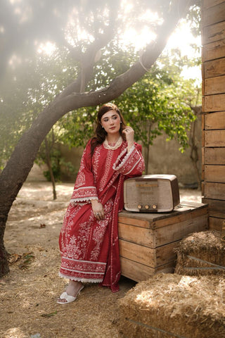 Embroidered Lawn Suit-Party Wear-2