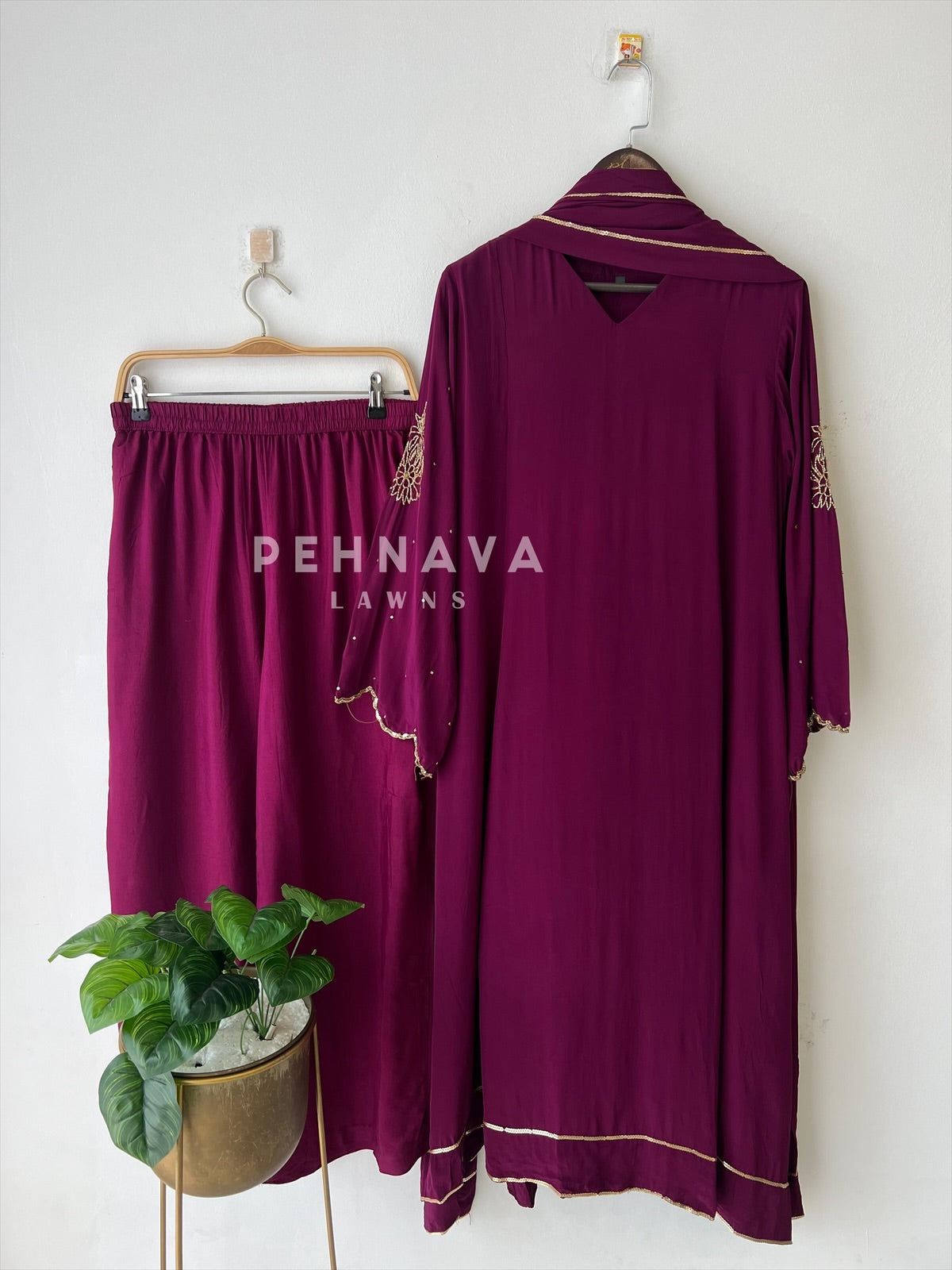 Simple Hand Worked Suit-4361