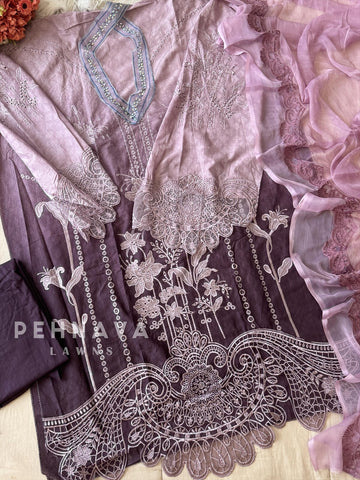 Cut work Unstitched Suit 1831 - Pehnava Lawns