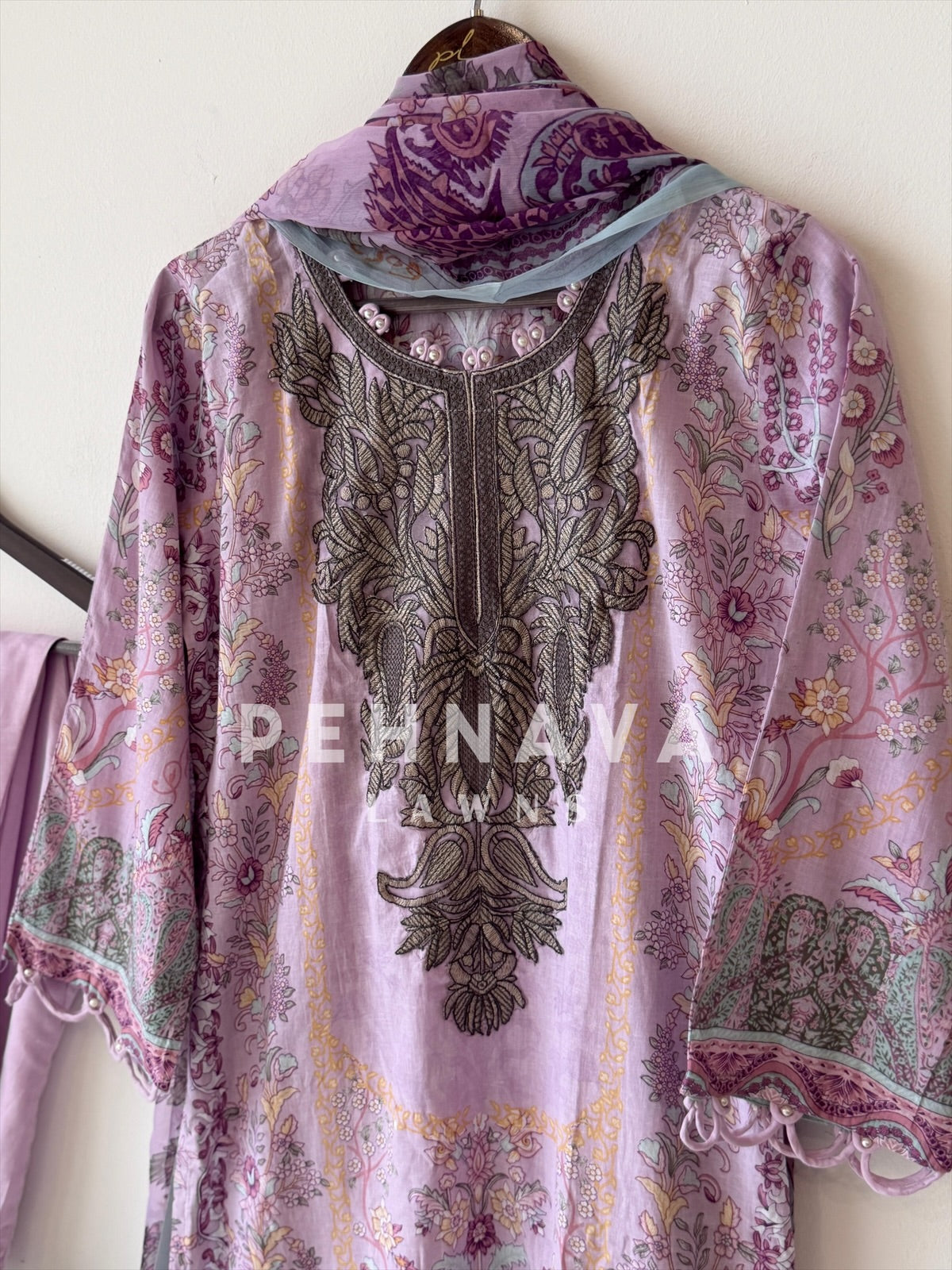 Floral Printed Ready to wear suit-1731