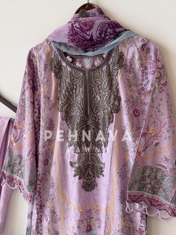 Floral Printed Ready to wear suit-1731